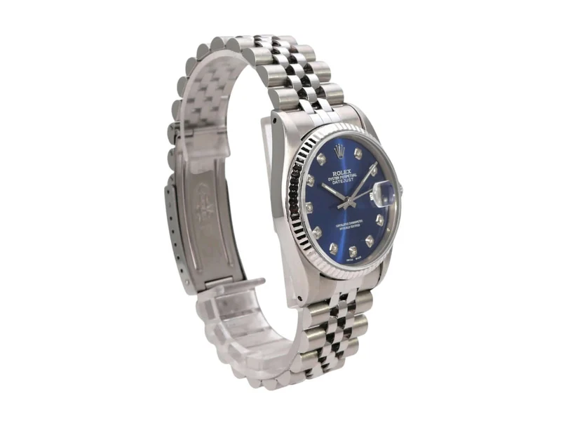 Rolex Datejust 36 Ref. 16234 Blau Diamant Jubile-Band