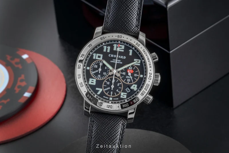 Chopard Mille Miglia chronograph steel automatic men's watch 16/8920 LP: 10300EUR [2604607]