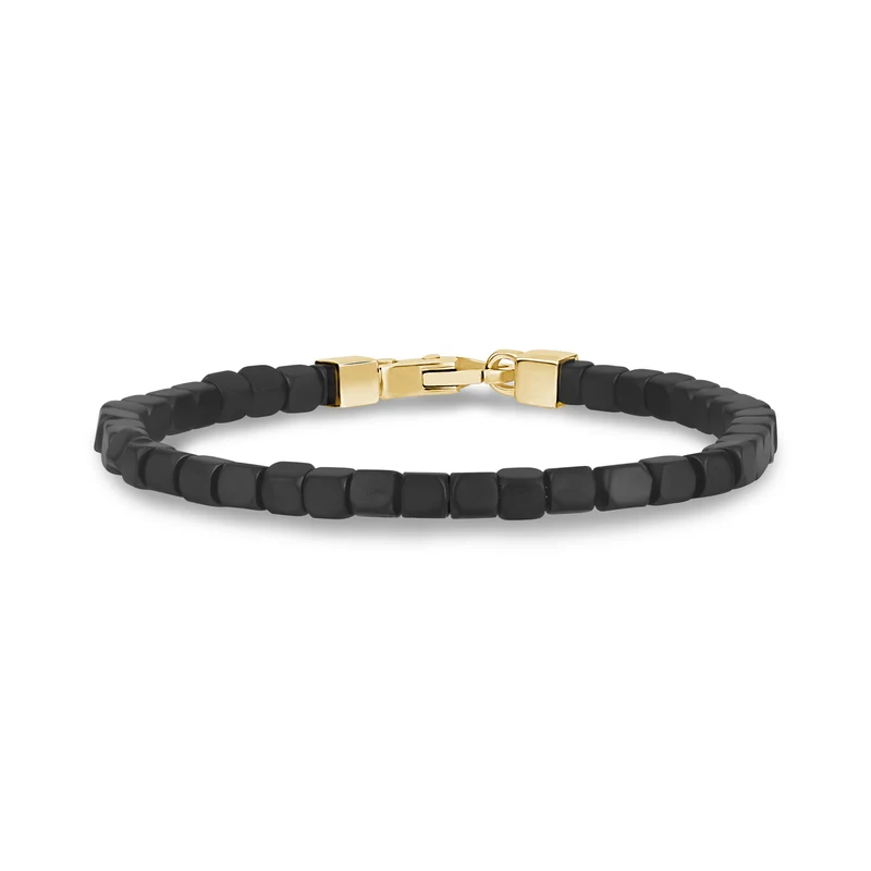 Quadratisches Gliederarmband, antikisiert