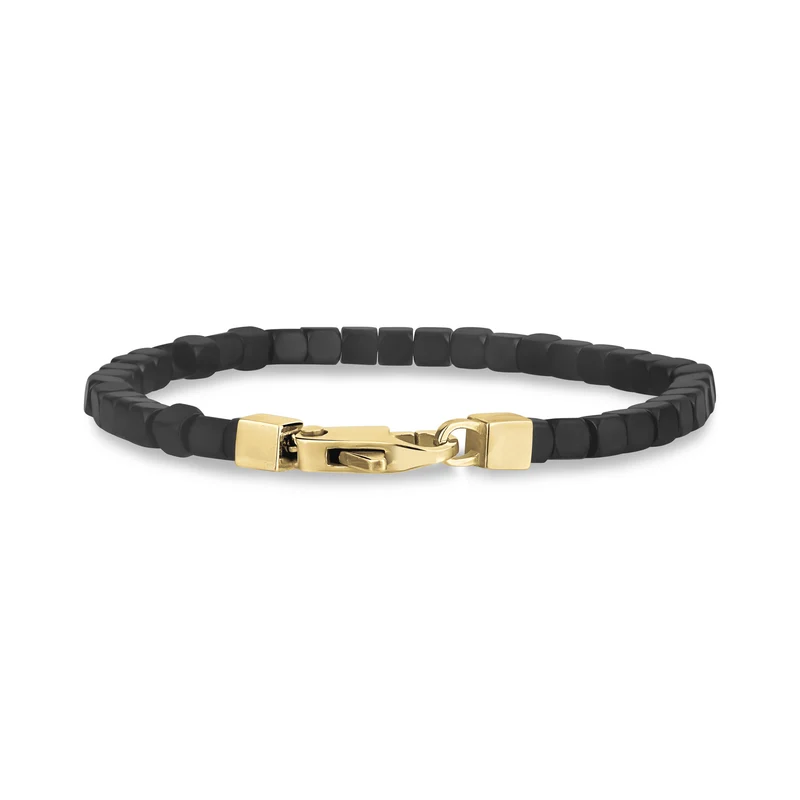 Quadratisches Gliederarmband, antikisiert