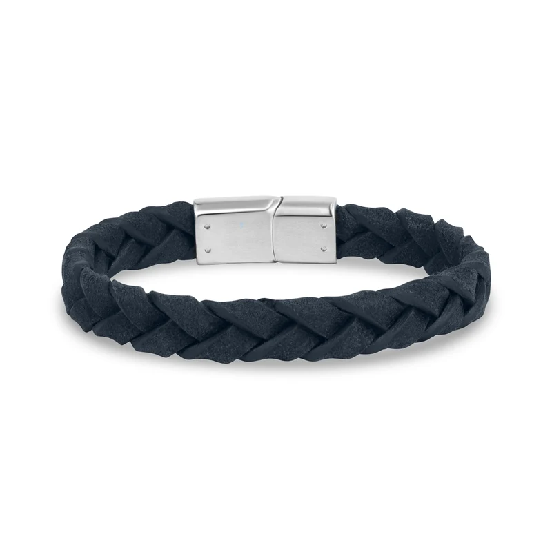 Schiff Grau Lederarmband | 10MM