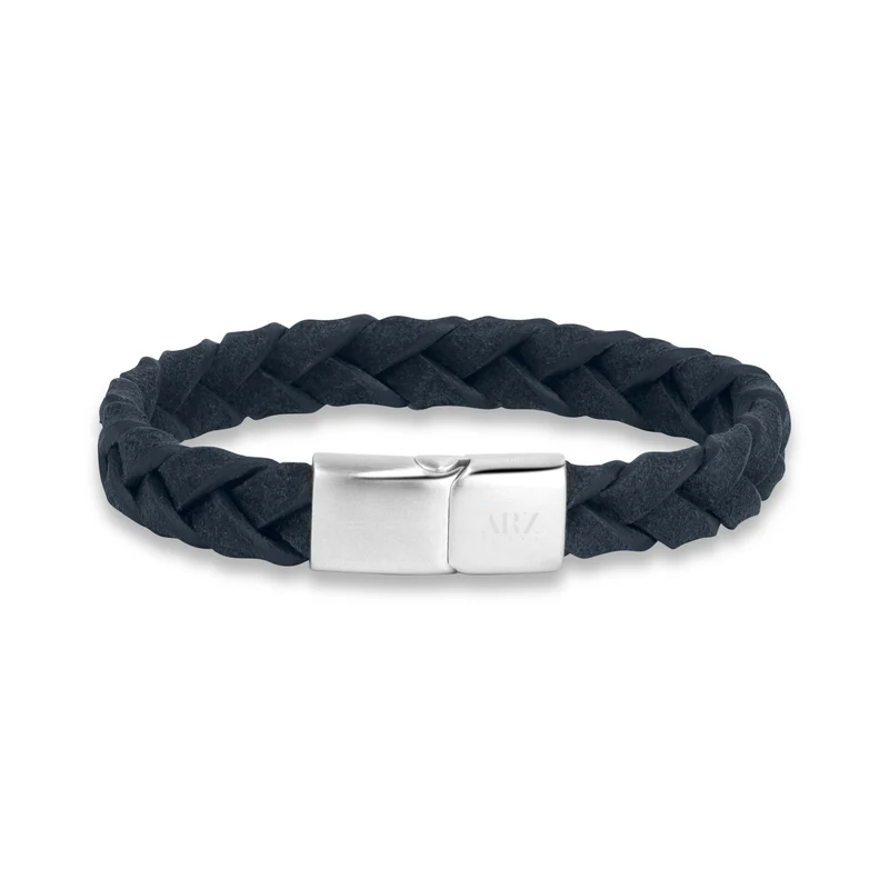 Schiff Grau Lederarmband | 10MM