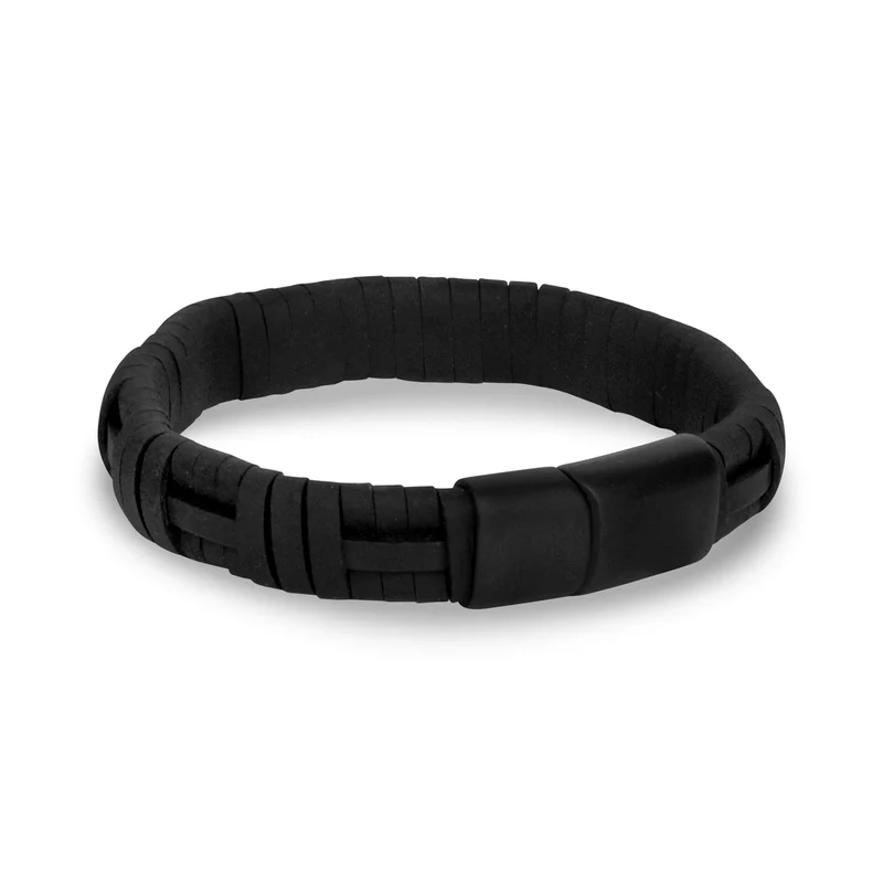 Kompliziertes geflochtenes Lederarmband