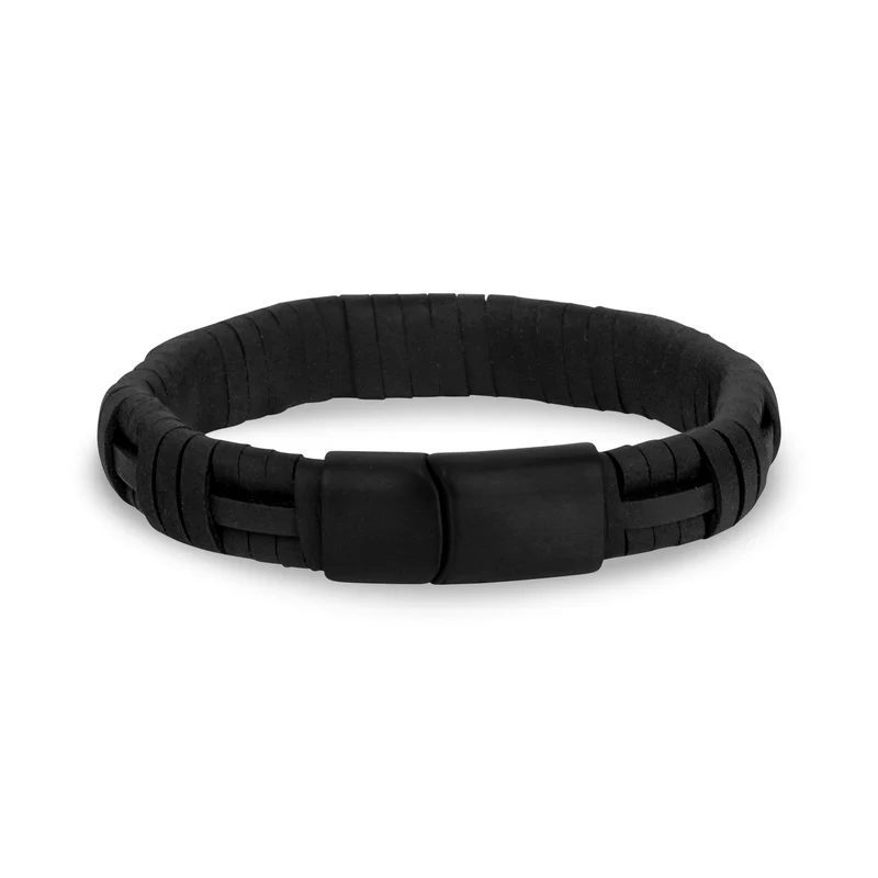 Kompliziertes geflochtenes Lederarmband