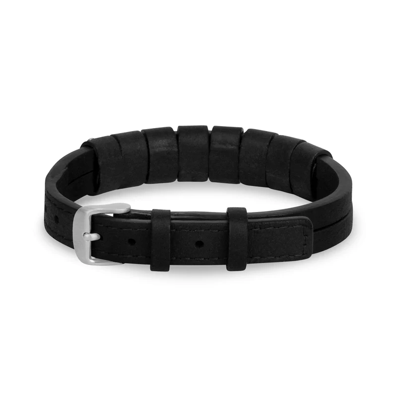 Rockstar Nieten-Lederarmband