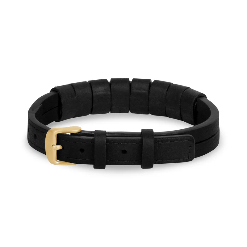 Rockstar Nieten-Lederarmband