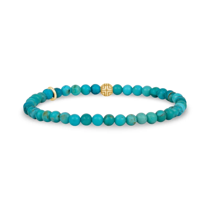 Türkis Perlenarmband | 4MM