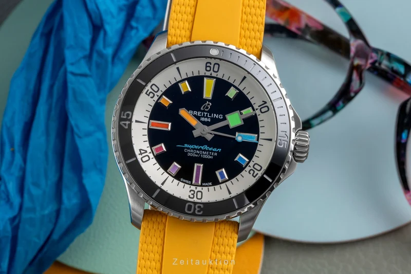 Breitling Superocean steel automatic men's watch A17375211B2S2 LP: 5550EUR [2604716]