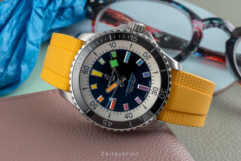 Breitling Superocean steel automatic men's watch A17375211B2S2 LP: 5550EUR [2604716]