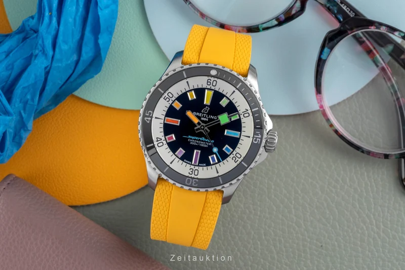 Breitling Superocean steel automatic men's watch A17375211B2S2 LP: 5550EUR [2604716]