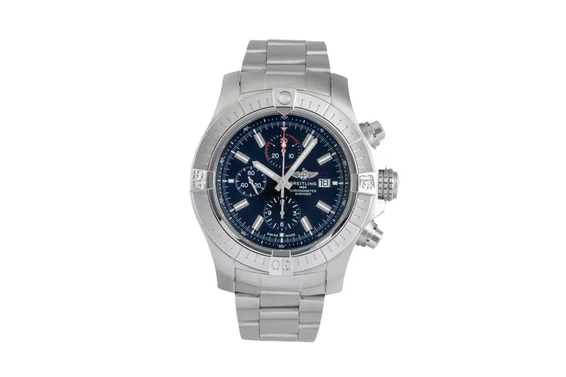 Breitling Super Avenger chronograph steel automatic men's watch A13375 [2604645]