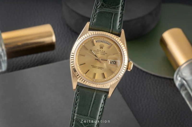 Rolex Day-Date 18 ct gold automatic men's watch 1803 Vintage [2604250]