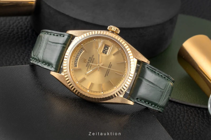 Rolex Day-Date 18 ct gold automatic men's watch 1803 Vintage [2604250]