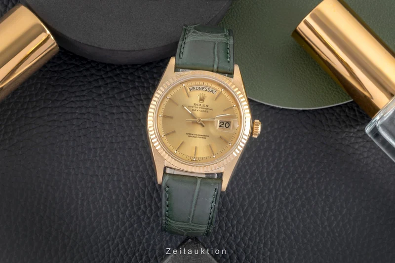 Rolex Day-Date 18 ct gold automatic men's watch 1803 Vintage [2604250]