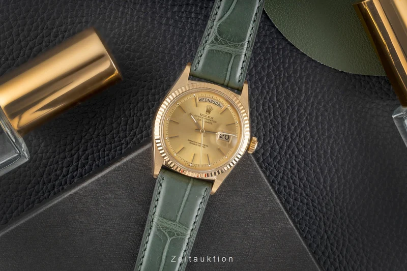 Rolex Day-Date 18 ct gold automatic men's watch 1803 Vintage [2604250]