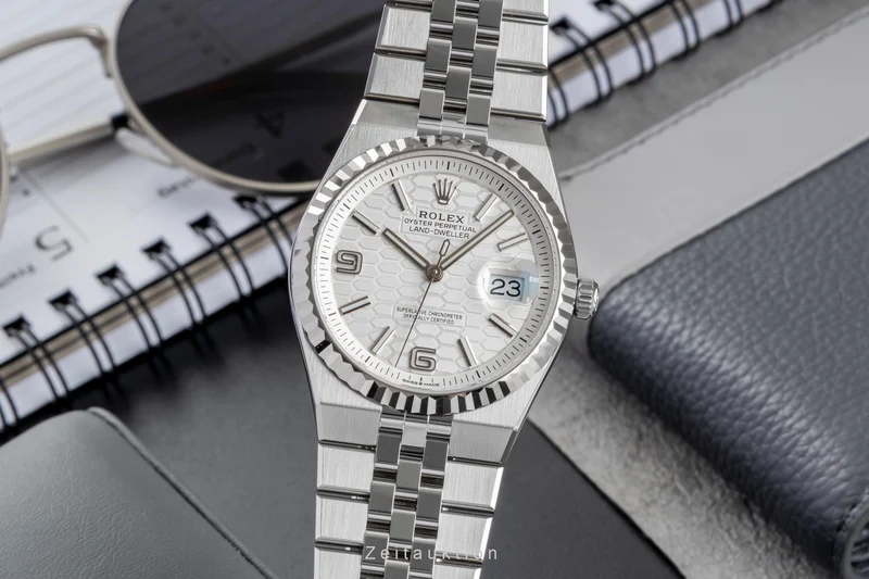 Rolex Land-Dweller steel / white gold automatic men's watch 127234 [2604760]