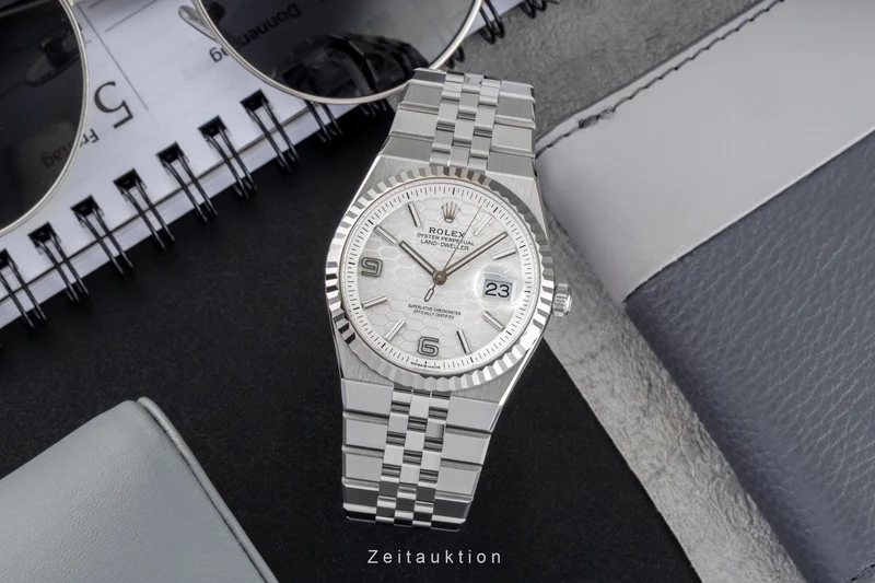 Rolex Land-Dweller steel / white gold automatic men's watch 127234 [2604760]
