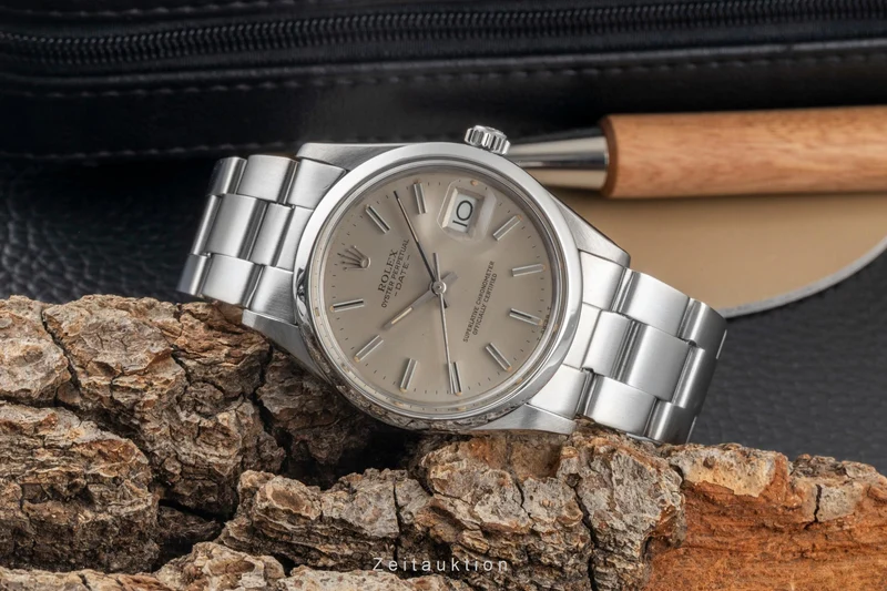 Rolex Date steel automatic men's watch 1500 Vintage [2604323]