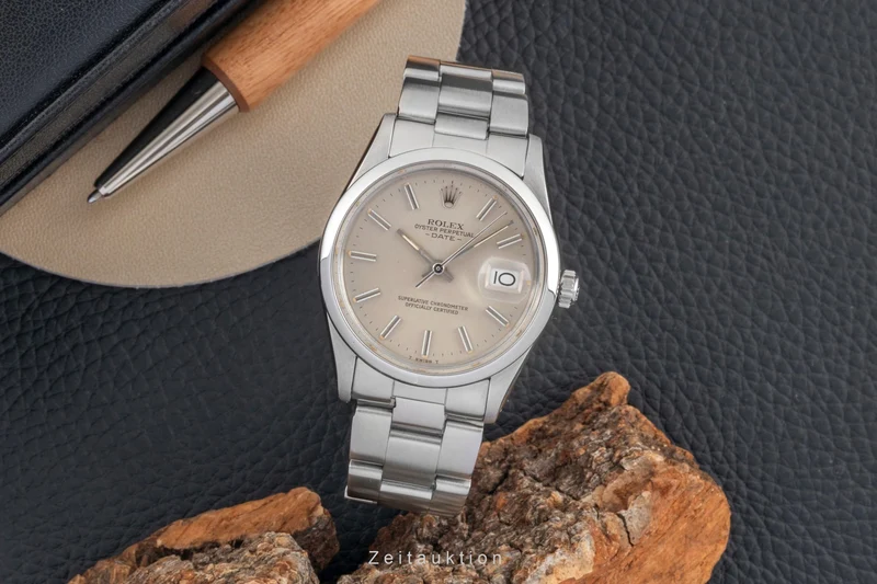 Rolex Date steel automatic men's watch 1500 Vintage [2604323]
