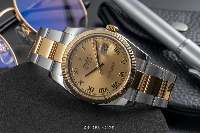 Rolex Datejust steel / gold automatic men's watch 116233 [2604711]