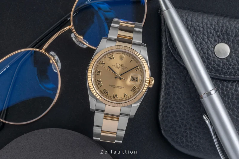 Rolex Datejust steel / gold automatic men's watch 116233 [2604711]