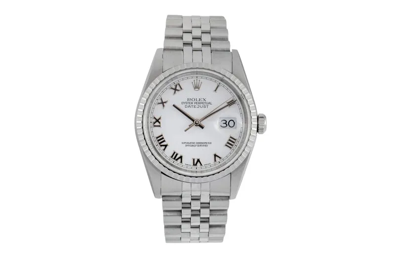 Rolex Datejust steel automatic men's watch 16220 [2604804]