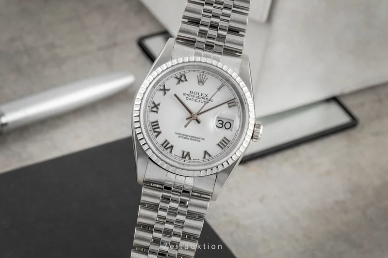 Rolex Datejust steel automatic men's watch 16220 [2604804]