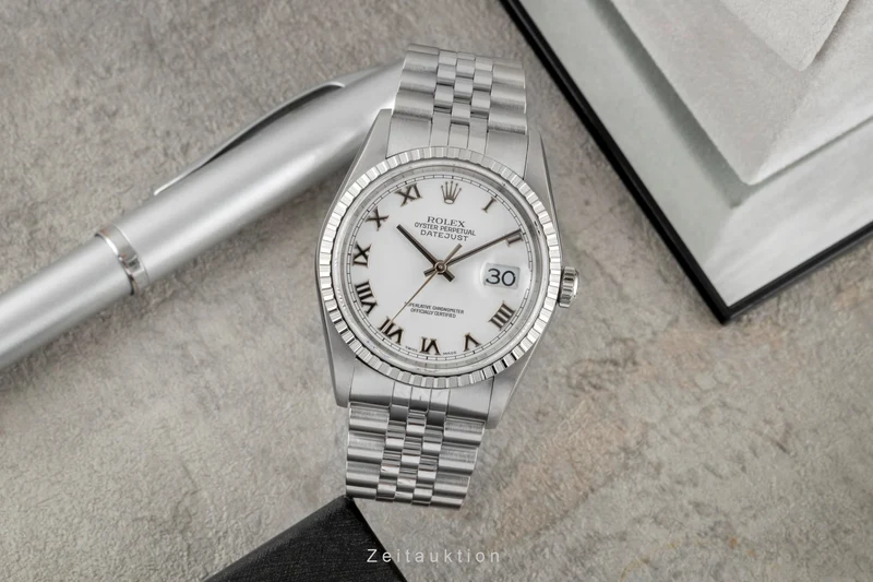 Rolex Datejust steel automatic men's watch 16220 [2604804]