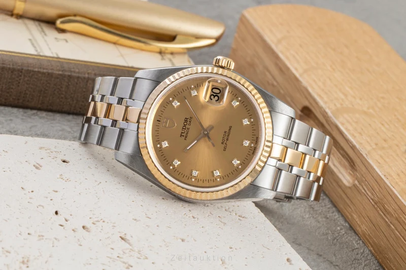 Tudor Prince Date steel automatic men's watch 74033 [2604803]