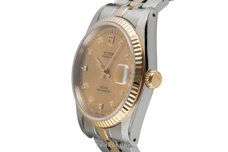 Tudor Prince Date steel automatic men's watch 74033 [2604803]
