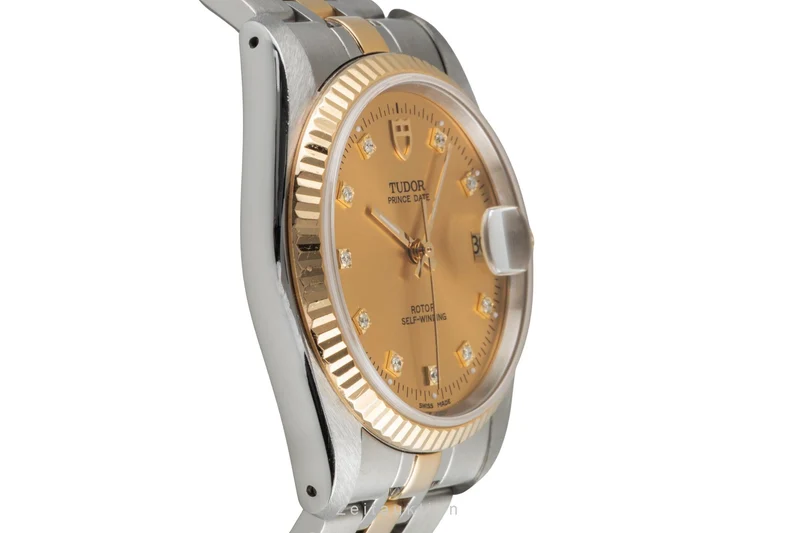 Tudor Prince Date steel automatic men's watch 74033 [2604803]
