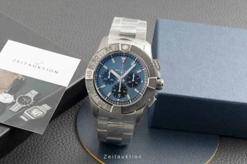 Breitling Avenger chronograph titanium automatic men's watch EB0148101C1E1 LP: 10150EUR [2603647]