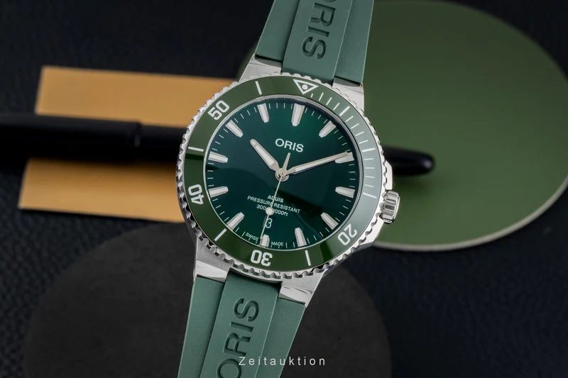 Oris Aquis Date steel automatic men's watch 01 733 7789 4157-07 4 23 37FC [2604816]