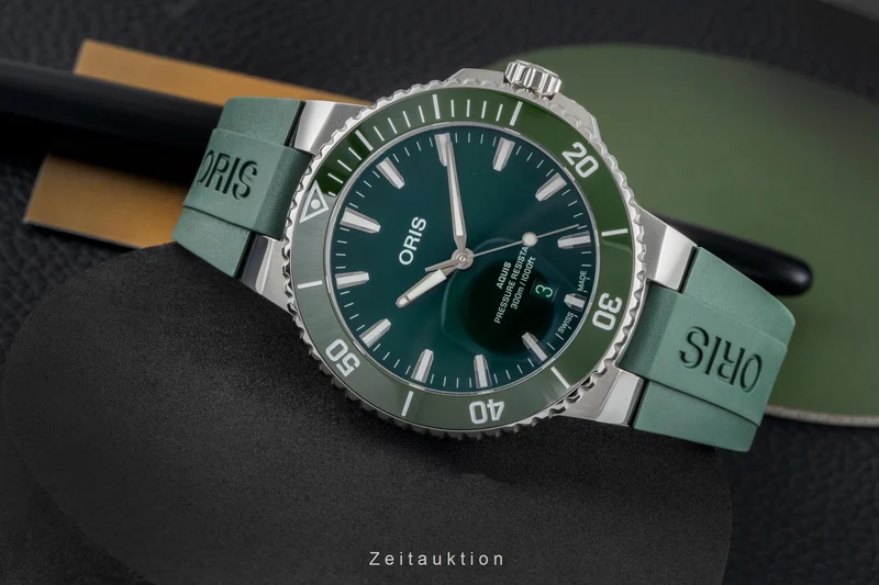 Oris Aquis Date steel automatic men's watch 01 733 7789 4157-07 4 23 37FC [2604816]