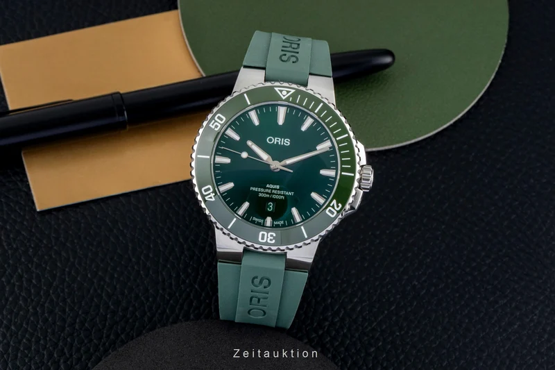 Oris Aquis Date steel automatic men's watch 01 733 7789 4157-07 4 23 37FC [2604816]