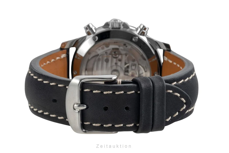 Glashütte Navigator chronograph steel automatic men's watch 10-66-07-07-0 [2604019]