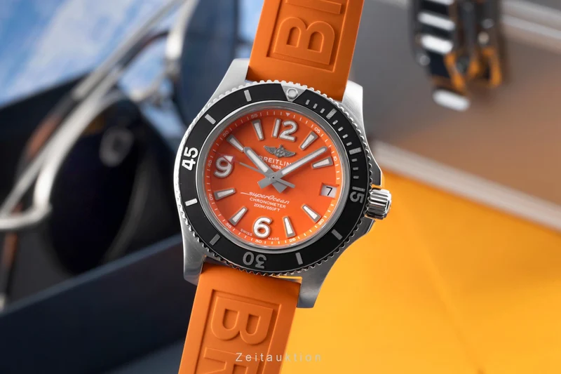 Breitling Superocean steel automatic women's watch A17316D71O1S1 LP: 5450EUR [2604242]