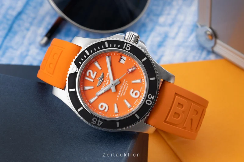 Breitling Superocean steel automatic women's watch A17316D71O1S1 LP: 5450EUR [2604242]