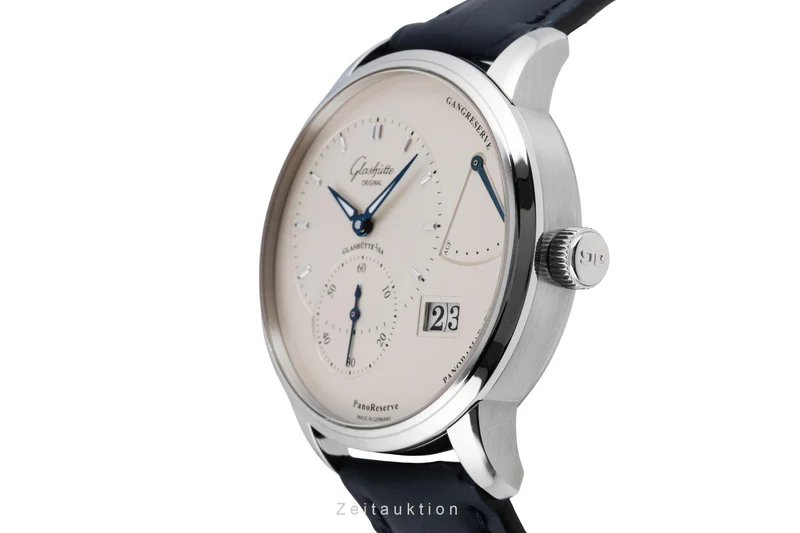 Glashütte PanoMaticReserve steel manual winding men's watch 1-65-01-22-12-04 LP: 11800EUR [2604534]