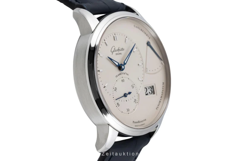 Glashütte PanoMaticReserve steel manual winding men's watch 1-65-01-22-12-04 LP: 11800EUR [2604534]