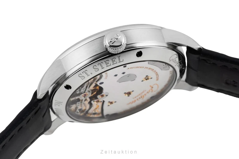 Glashütte PanoMaticReserve steel manual winding men's watch 1-65-01-22-12-04 LP: 11800EUR [2604534]