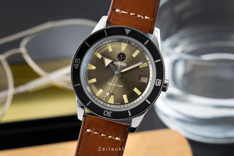 Rado Captain Cook steel automatic men's watch 763.0500.3.001 Limited [2604537]