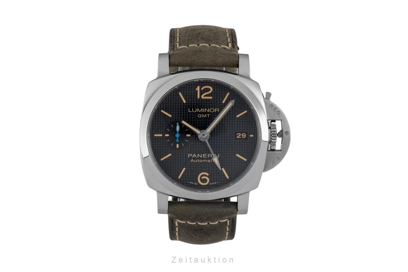 Panerai Luminor GMT steel automatic men's watch PAM01535 LP: 9600EUR [2604441]