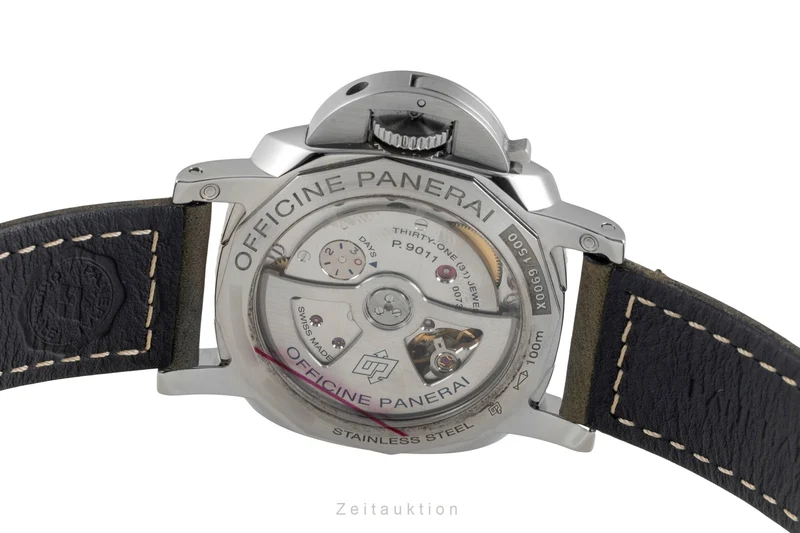Panerai Luminor GMT steel automatic men's watch PAM01535 LP: 9600EUR [2604441]