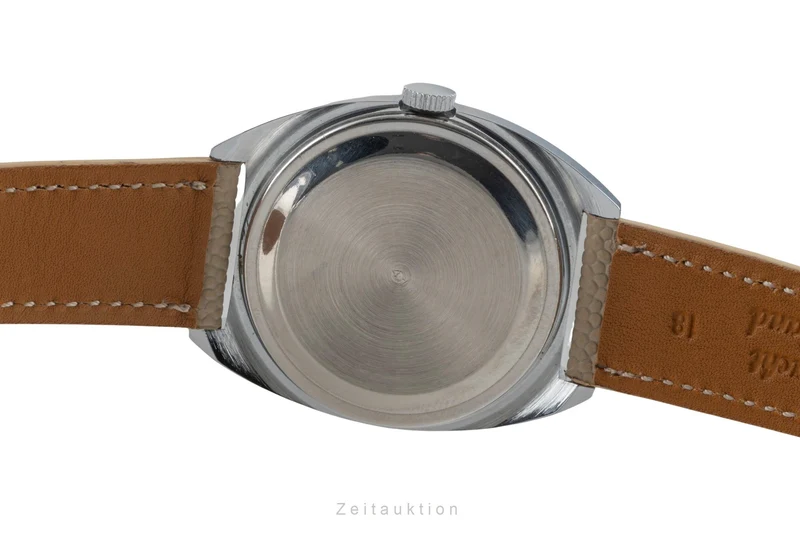 Glashütte Spezichron chromed brass automatic men's watch Vintage [2604201]