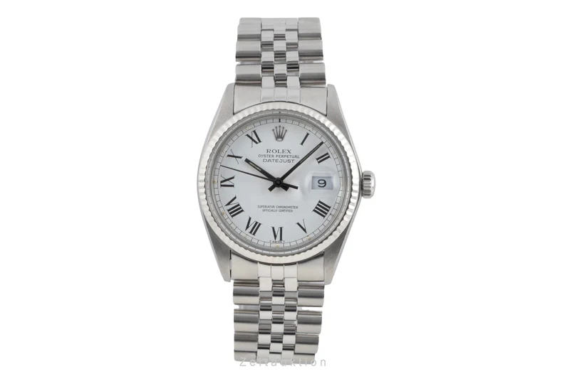 Rolex Datejust steel / white gold automatic men's watch 16014 Vintage [2604567]