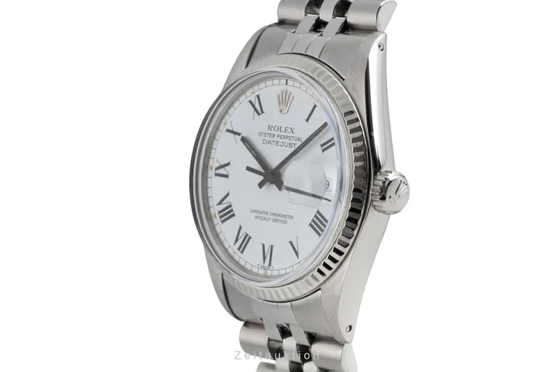 Rolex Datejust steel / white gold automatic men's watch 16014 Vintage [2604567]