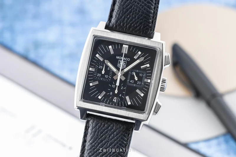 Tag Heuer Monaco chronograph steel automatic men's watch CW2111 [2604433]