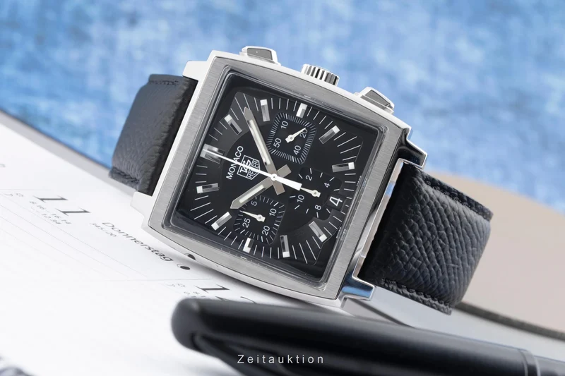 Tag Heuer Monaco chronograph steel automatic men's watch CW2111 [2604433]