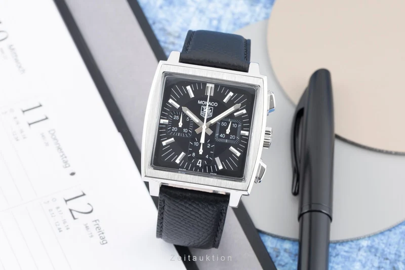 Tag Heuer Monaco chronograph steel automatic men's watch CW2111 [2604433]
